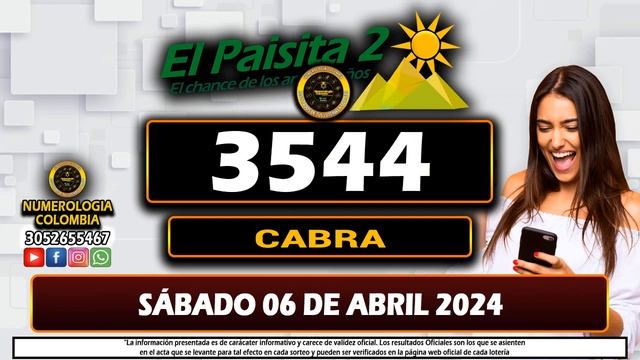 Resultados del Chance del SÁBADO 06 de Abril de 2024 Loterias 😱💰💵 #chance #loteria #resultados