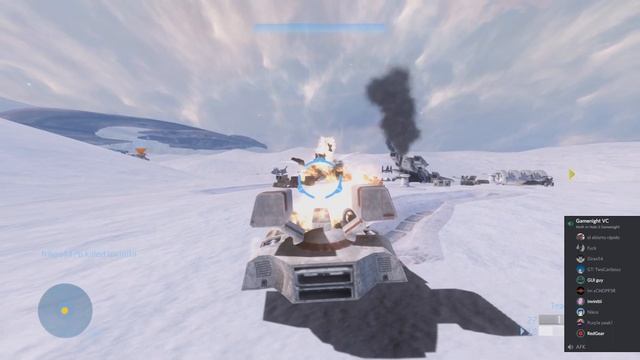 Halo 3 Mods | Hoth from Star Wars Battlefront 6v6 Gameplay!