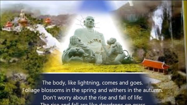 Living in the world, enjoy Dhamma --  Marcello