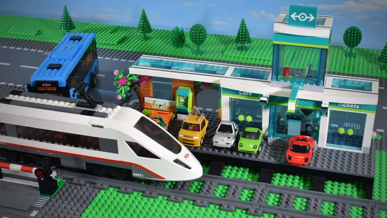 Железнодорожная станция!  Lego Мультики