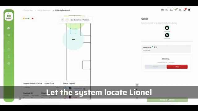 (01) August Robotics Lionel Tablet UI Walkthrough