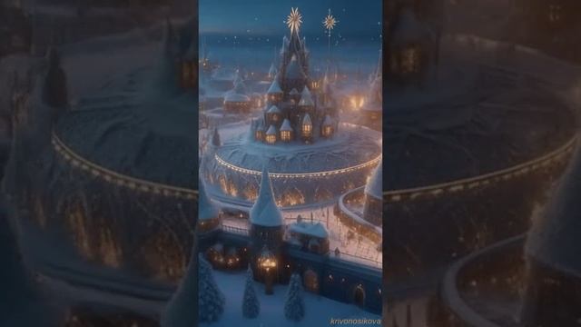 Зимняя сказка глазами нейросетей