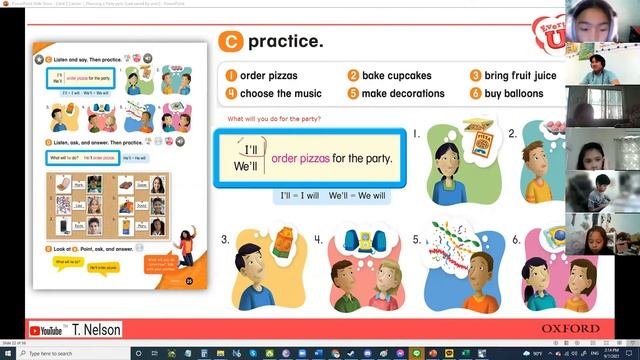 P5/1 Everybody Up SB, Unit 3, Lesson 1: Planning a Party, 7th September 2021