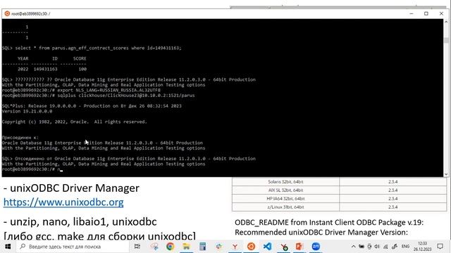 DataLens to Oracle connection with Clickhouse-ODBC
