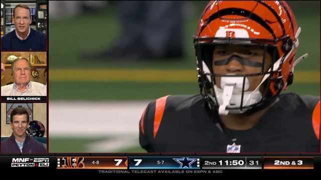 Bill Belichick is BACK on the ManningCast for Bengals vs Cowboys