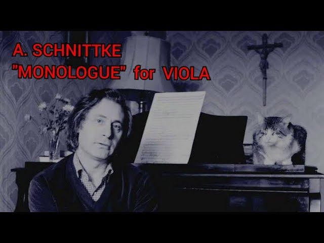 A. Schnittke - "Monologue" for Viola / Anna Larionova-Gladysh - Viola / Petr Gladysh - Conductor