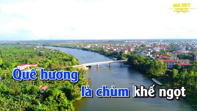 Quê Hương Karaoke Tone Nam