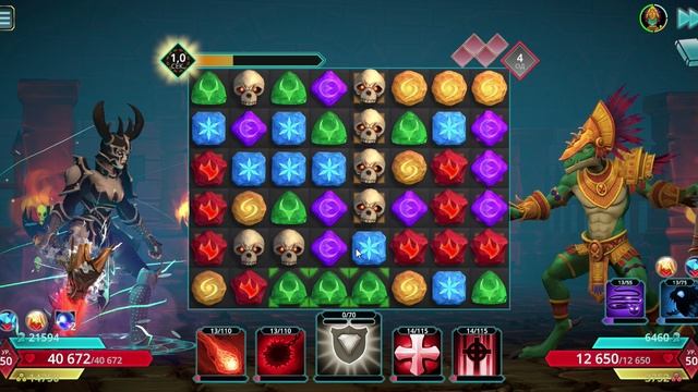 Puzzle Quest 3 - Dok vs Jay Cowl