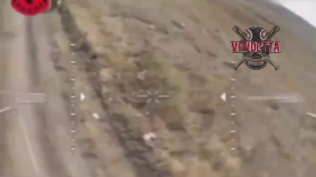 Российский солдат использовал каску для защиты от атаки украинского беспилотника