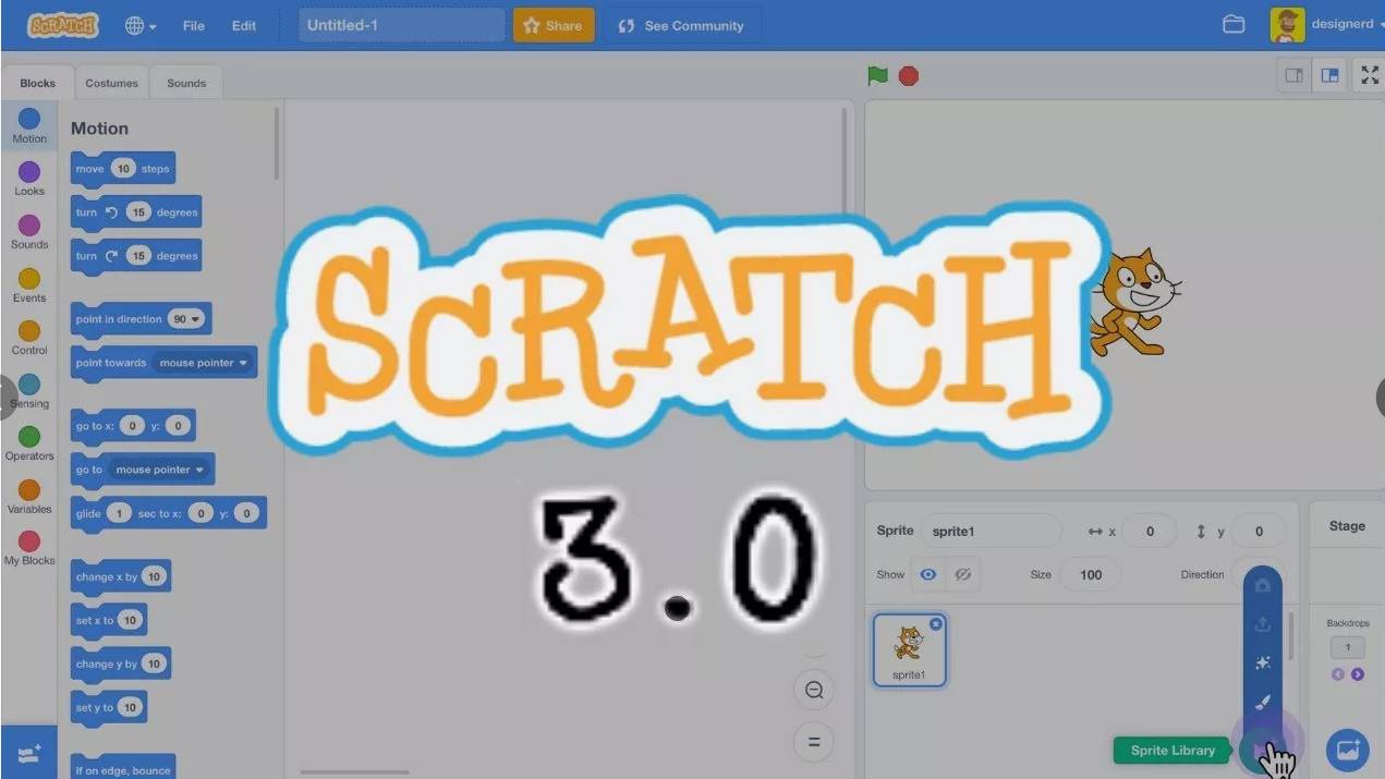 Я делаю scratch 3 часть 2