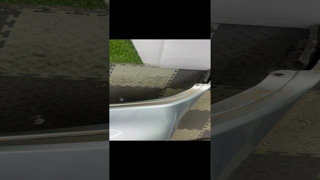 Porsche Cayenne 957 turbo бампер задний серебро