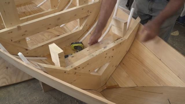 Building the TotalBoat Sport Dory_ Episode 25 - Flipping off the Mold