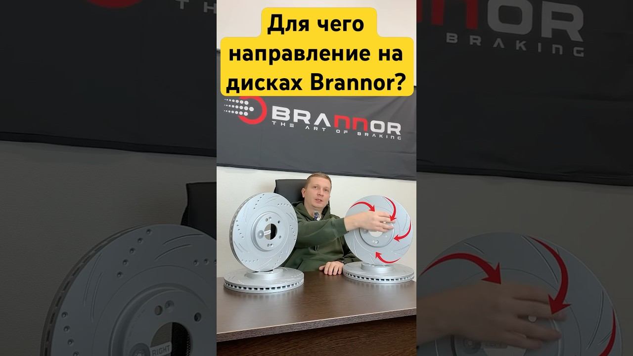 Почему тормозные диски Brannor направленные? Как правильно устанавливать диски? Есть ли разница?