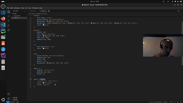HTML CSS Верстаю себе сайт визитку
