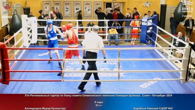 9 63 кг Алимурадов Мурад Кронштадт Коробкин Николай СШОР №2