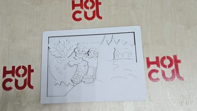 Обьёмная раскаскраска. Репка. Сборка