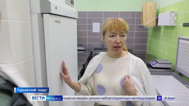 В школе №16 Гурьевского округа отремонтировали и полностью переоснастили столовую