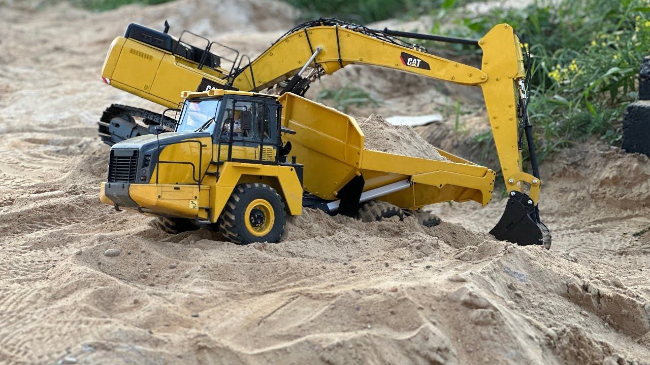 Komatsu hm300-5 финал construction Komatsu 3d printed rc model