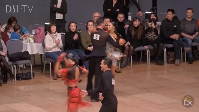 Stefano Di Filippo & Dasha Chesnokova (ITA) - UK Open 2020 - Professional Latin I R4 Samba