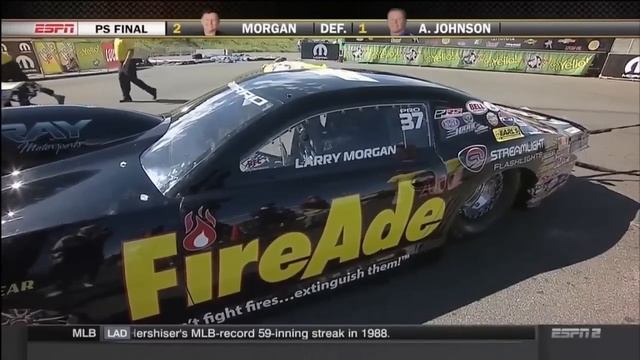 The Pro Stock Burndown battle of the year #NHRA