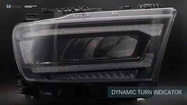 VLAND Full LED Headlights for Dodge Ram 2019-UP (Sequential Turn Signals)