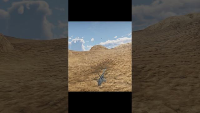 Ми-8 АМТШ уходит от погони вражеского вертолета #warthunder
