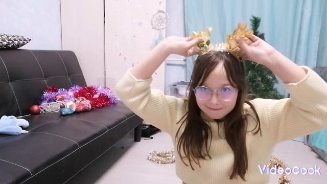 украшаю комнату к новому году
