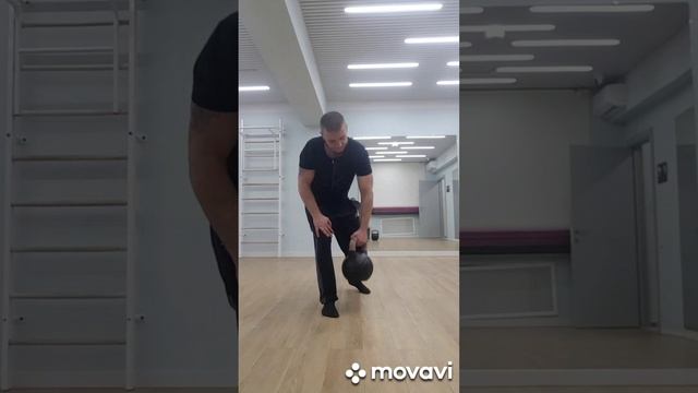 тренировка с гирей утром