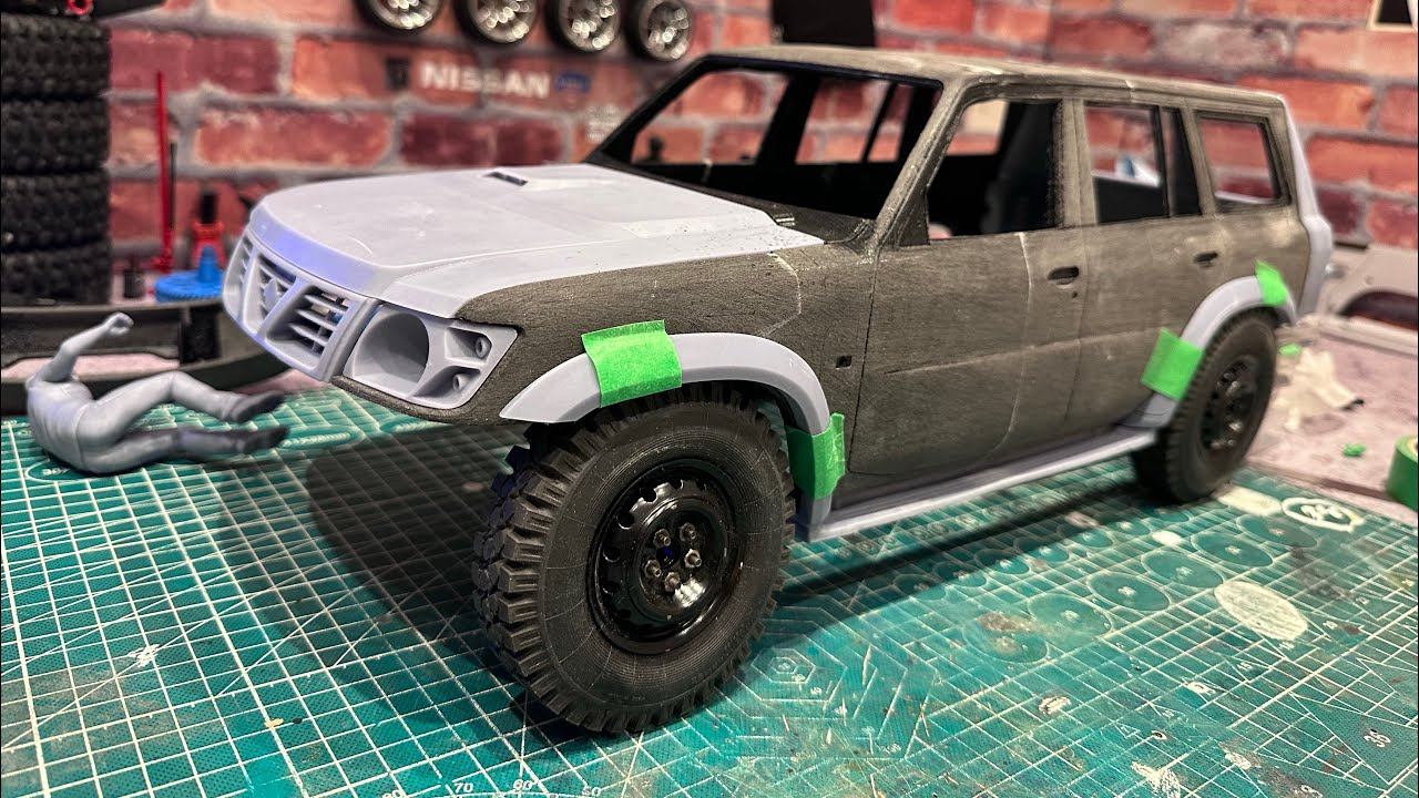 Patrol y61 Safari y61 едет как танк 1:10