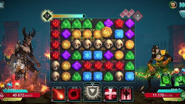 Puzzle Quest 3 - Dok vs hqszb (oneshot win)