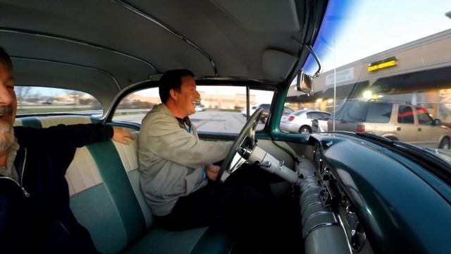 Matt driving a 1955 Buick Century for the first time