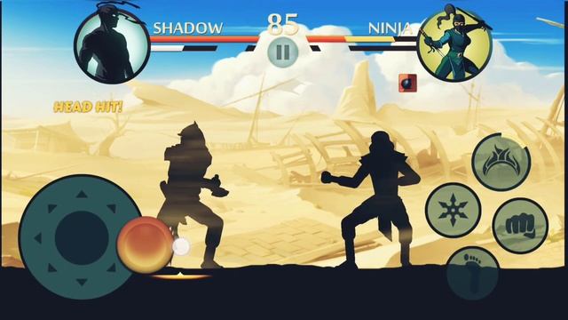Shadow fight 2 special edition,,  fight with titans bodyguard 😎❌