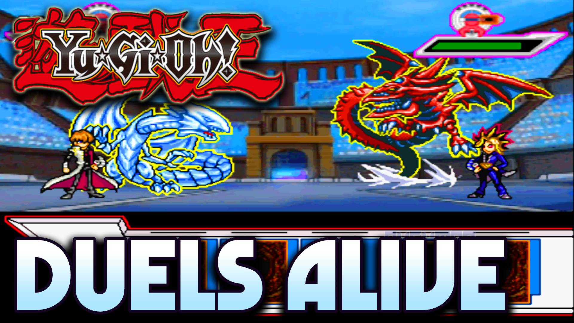 Yu-Gi-Oh Duels Alive — фанатская игра, играйте за Джоуи, Юги или Кайбу, берите карты и призывайте мо