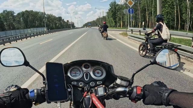 Покатуха на мопеде Nordwing C-Moto