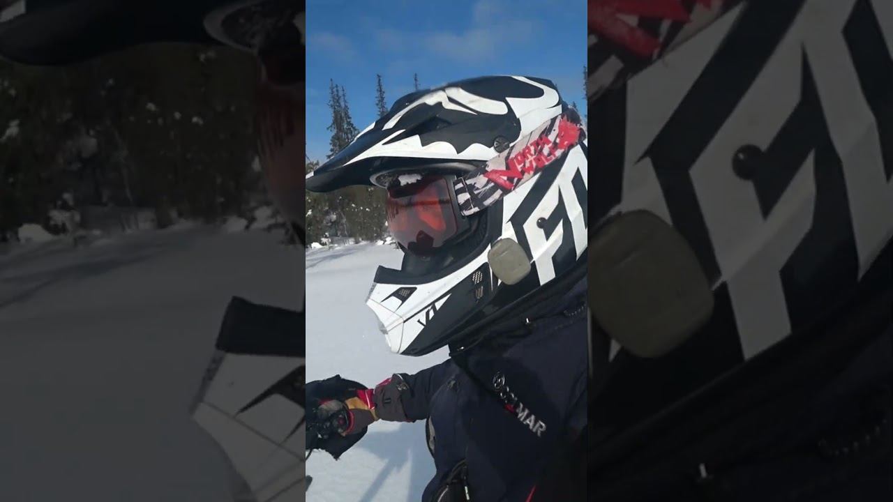 Сноубайк со всех сторон #motorcycle  #snowbike  #сноубайк