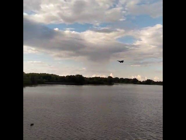 Посадка "Стрижа" на аэродром "Борисоглебское".