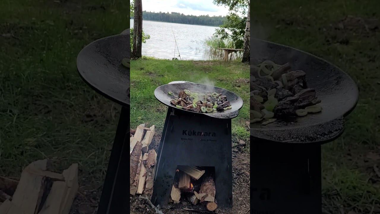 На рыбалке если жареные грибочки  с картошкой , то только так.