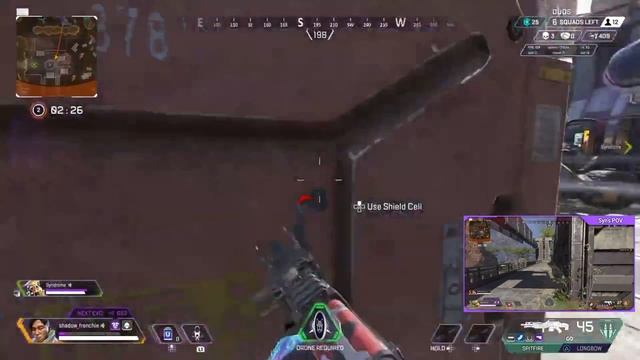 Playing Apex Legends on 140 PING