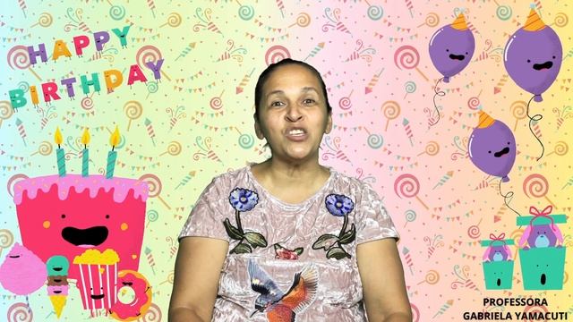 ANIVERSARIANTES DO MÊS DE AGOSTO DA SALA DA PROFª CÉLIA B. - Professora Gabriela Yamacuti