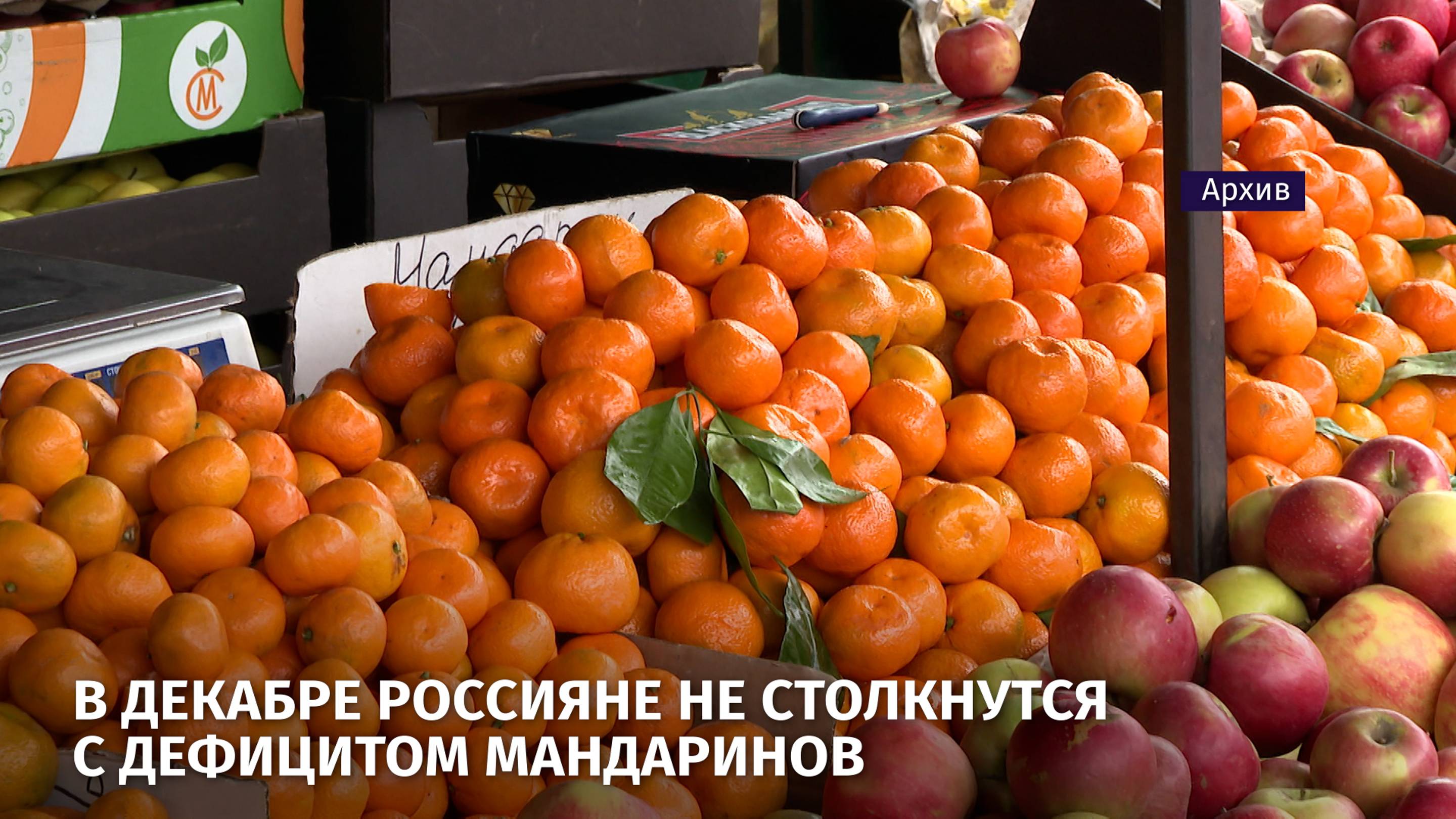 В декабре россияне не столкнутся с дефицитом мандаринов