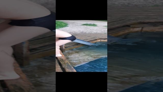 Сероводородные озера. Старший и средний ныряют. Вода +4!