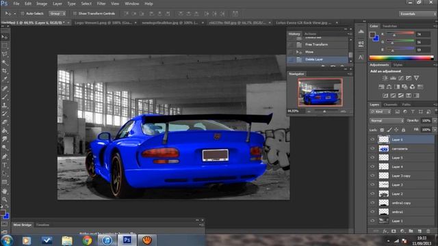 Viper GTS Virtual Tuning Photoshop
