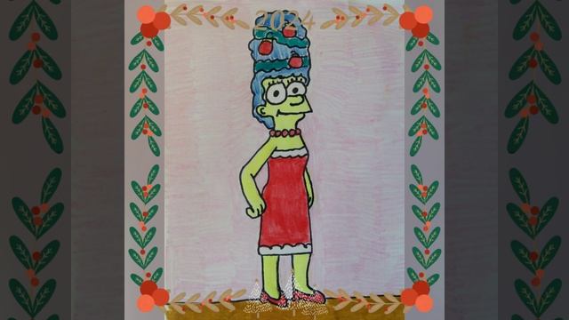 The Simpsons Christmas my drawings