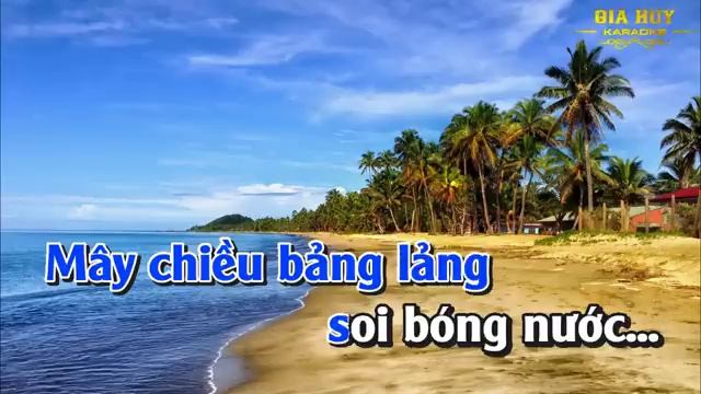Karaoke Lỡ Hẹn Với Dòng Lam Tone Nam