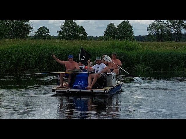 Сплав ⛵️ по реке "Друть". Отдых на природе в хорошей компании 4 друзей.