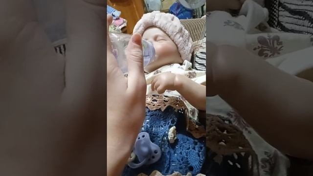 влог с реборном Евой перед сном💤❄️☃️🎅🏻🌨️🥇🔥🫧