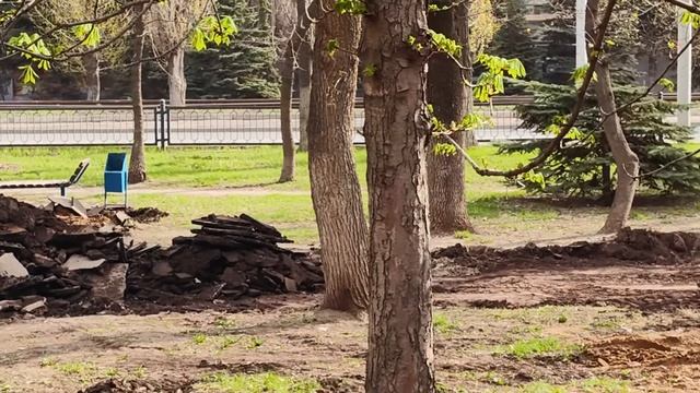 Благоустройство сквера в Саратовской области