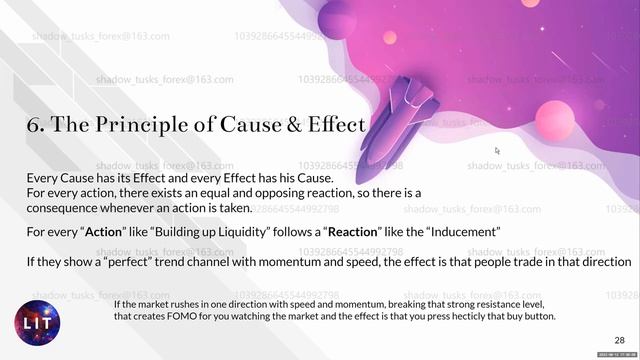 8 The Principle of Cause and Effect