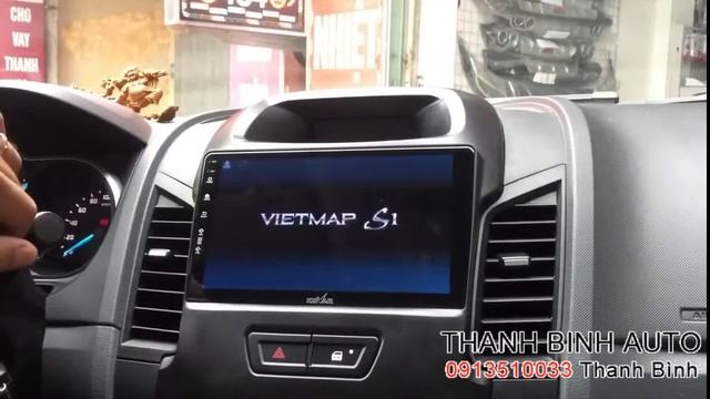 Lắp màn hình Android Kovar T1 cho xe RANGER 2015 tại ThanhBinhAuto
