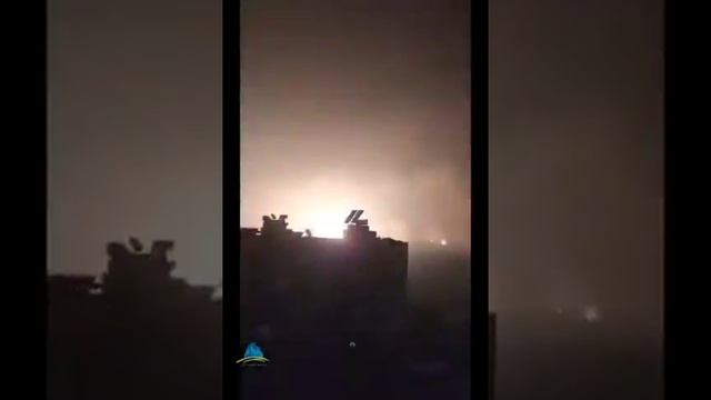 Мощный взрыв прогремел сегодня ночью в районе Дамаска, где ВВС Израиля уничтожили крупный склад.